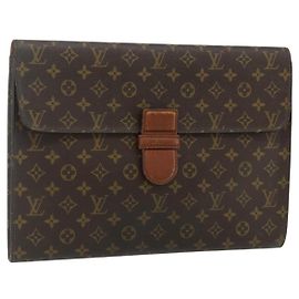 LOUIS VUITTON Monogram Posh Ministor Briefcase M53445 LV Auth ep14375 Monogram