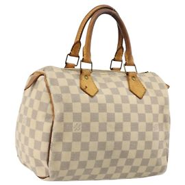 LOUIS VUITTON Sac à main Speedy 25 Damier Azur N41534 LV Auth bs34499 Autre