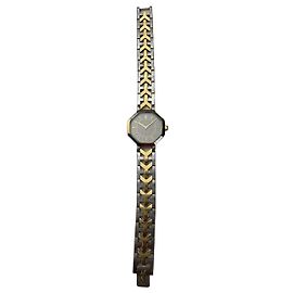 Reloj Y-Link Vintage Yves Saint Laurent Bicolor Plata Oro Plata