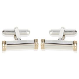 Abotoaduras de barra em ouro amarelo e prata esterlina Tiffany & Co. Outro