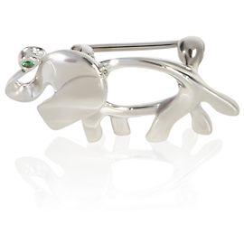 Tiffany & Co. Sterling Silber Tsavorite Save The Wild Elephant Brosche Andere