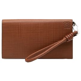 Pochette Anagram Loewe Marron