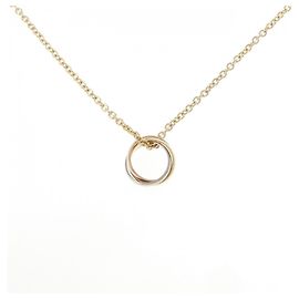 Collar Trinity de Cartier Dorado