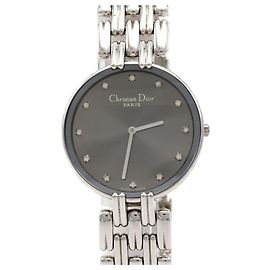 Reloj de cuarzo de acero inoxidable Christian Dior Baghira D47-120 Otro