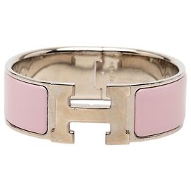Hermès Bracciale Hermes Clic Clac H PM Argento Rosa