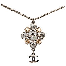 Collar Colgante de Cadena Coco Mark de Chanel Plata