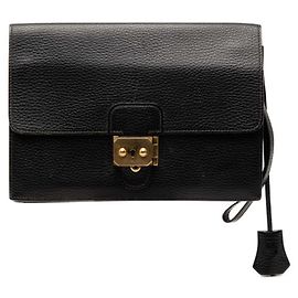 Borsa Clutch Pochette Jet di Hermès Nero