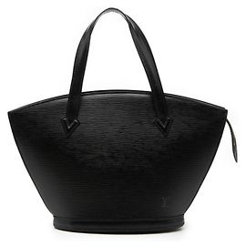 Borsa a mano Saint Jacques Epi Louis Vuitton Nero