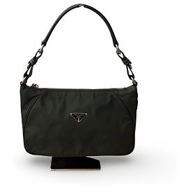 Prada Schultertasche Khakigrün Andere
