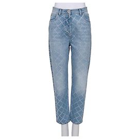 Jeans Balmain com cristais NWT Tamanho EU38 / M Usado Outro