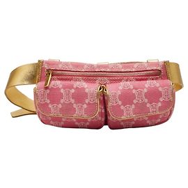 Céline Sac de taille Celine Triomphe Rose Doré