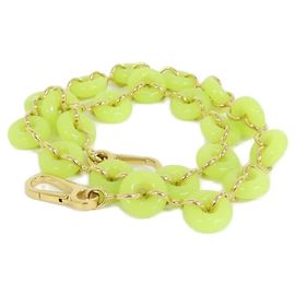 Autre Marque Sangle en Chaîne Donut Loewe Vert