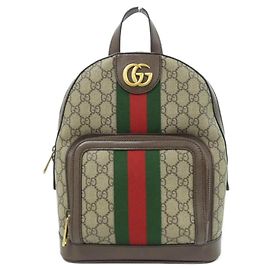 Gucci Ophidia Rucksack Braun Beige