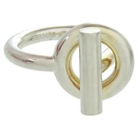 Hermès Hermes Echappé Ring in Silver 925 Silvery