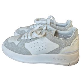 Baskets Ghoud Blanc et Argent Blanc