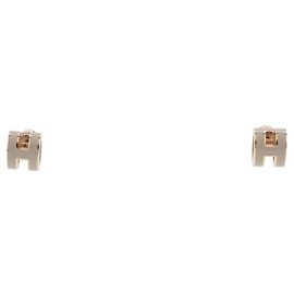 Boucles d'oreilles mini Pop Ash Hermès Marron