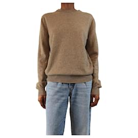 Autre Marque Brauner Kaschmir-Pullover - Größe S Braun