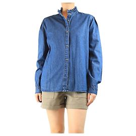 Autre Marque Camicia in denim blu - taglia L Blu