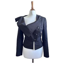 Blazer negro de algodón Vivienne Westwood Red Label Negro