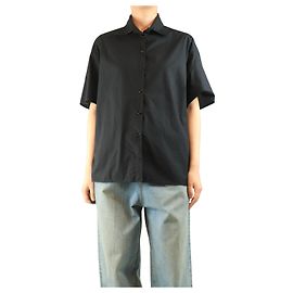 G. Kero Camicia in cotone nera - taglia UK 10 Nero