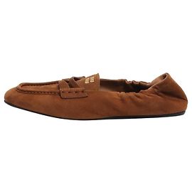 Miu Miu Mocassins en daim marron doux - taille EU 39 (UK 6) Marron