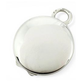 Hermès Hermes Vintage SV925 Pill Case Pendant Silvery