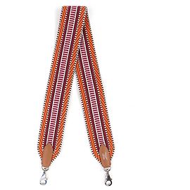 Hermès HERMES Bandoulière Sangle Caval Doré Orange