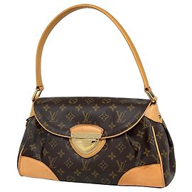 Bolso de Hombro Louis Vuitton Beverly MM Castaño