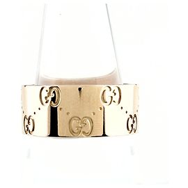 Gucci Icon Band Ring in Pink Gold Other