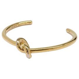 Céline CELINE Knot Extra dünne Goldarmband Golden