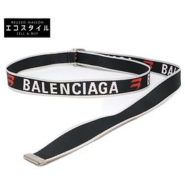 Cinto Jacquard Logo D Ring Balenciaga Marrom