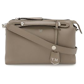 Fendi Leather By The Way Medium Handbag Grey