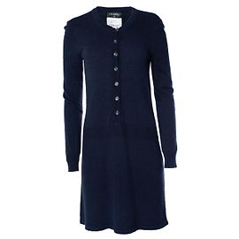 Chanel, blaues Lurex-Kleid Blau