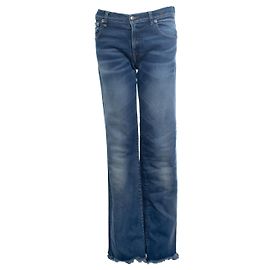 R13, jeans azul Jane con bordes sin terminar Azul
