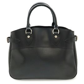 Louis Vuitton Epi Passy PM Leather Bag Black