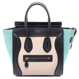 Céline Borsa tote micro shopper Luggage di Celine Nero