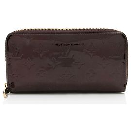 Portefeuille Zippy Monogram Vernis Louis Vuitton Rouge