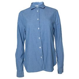 Camicia in denim blu Aspesi Blu