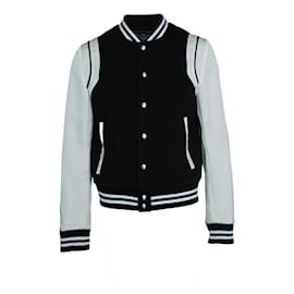 Balmain, Black and white bomber jacket Multiple colors