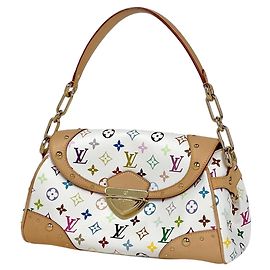 Bolsa de Ombro Beverly MM da Louis Vuitton Branco
