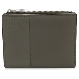 Loewe Khaki Bi-fold Wallet Khaki