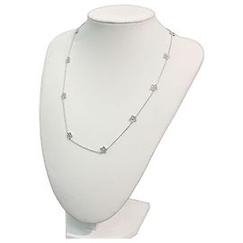 Collar Graff Wild Flower de diamantes Plata