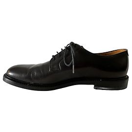 Derbies en cuir noir Gucci Noir