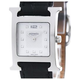 Hermès Heure H Diamond MOP Dial Ladies Watch HH1.210 Other
