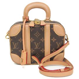 Louis Vuitton Monogram Valisette BB M44804 Handtasche Braun