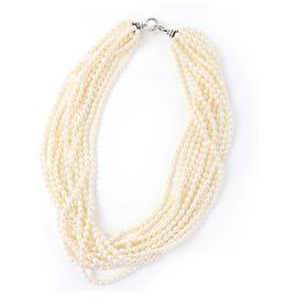 Tiffany & Co Collana Torsade Tiffany Argento Bianco