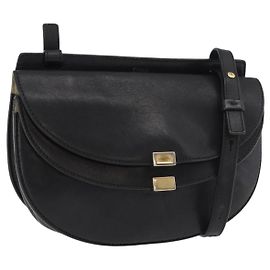 Chloé Borsa a Spalla Chloe in Pelle Nera e Oro Auth bs34599 Nero D'oro