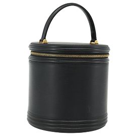LOUIS VUITTON Borsa a Mano Epi Cannes Nera M48032 LV Auth ep14328 Nero