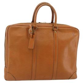 LOUIS VUITTON Bolsa Porta Documentos de Viaje Epi Zipangu Oro M54478 LV Auth bs34716 Otro