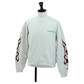 Grauer Baumwollpullover Chrome Hearts Matty Boy Auth yk20249M Braun
